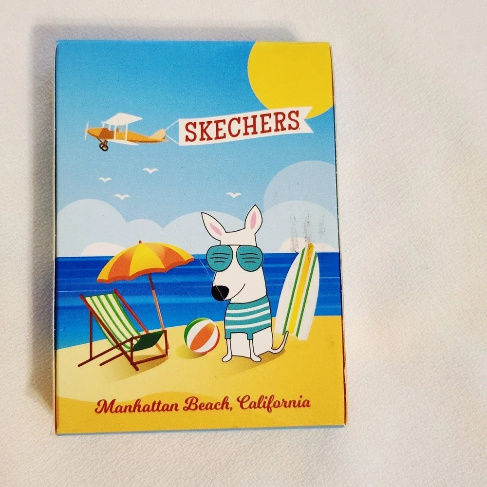 Skechers Playing Cards Manhattan Beach Surf Dog Standard Size w 1 Joker